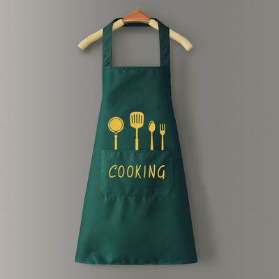 women chef kitchen apron dress cooking waterproof 围裙