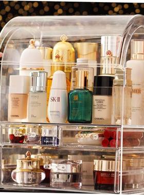 Portable Transparent Makeup Organizer Storage Box Acrylic 1