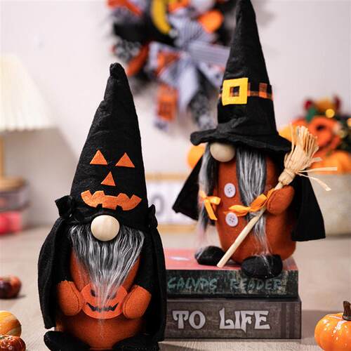Halloween Faceless Gnome Doll Home Desktop Decor Pendant