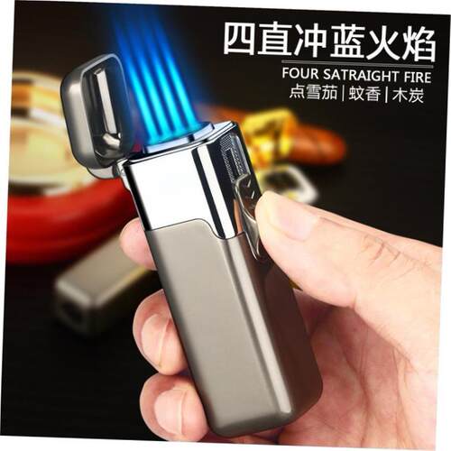 Windproof Cigar Torch Lighter Flame Smoking Accessories Tool