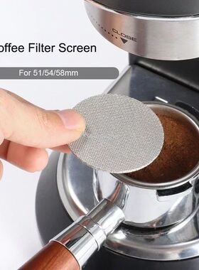 51/53/58mm Reusable Coffee Filter Screen Heat Resistant Mesh