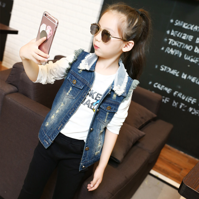 Gilet fille en toile - Ref 2070793 Image 1