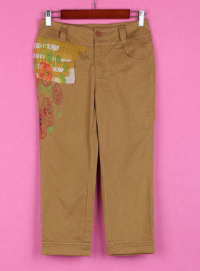 [徐][万]一城系列62YCHY277女折扣春秋季休闲裤中腰修身小脚裤