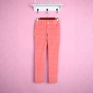 棉裤 坚系列43JCWD305女专柜春秋菱花低腰锥型修身 子 徐08