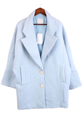 【徐08】十月系列100SYMM122上新女冬孕妇宽松肥大毛呢大衣外套