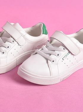 【徐07】瑕疵A系列152AB*257库存小童简约休闲白色板鞋