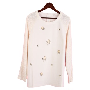 套头休闲肥大孕妇装 104SYMM118剪标上新女春秋季 宽松上衣 徐08