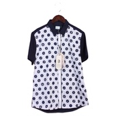 徐 400男清仓夏短袖 秒杀 包邮 马克系列68MKH 波点衬衫 衬衣特价