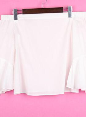 【徐】[万]包邮三系列69SC141女夏中袖休闲白衬衫上衣