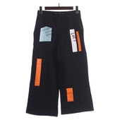 徐07 灵系列160LD117库存春秋女高腰显瘦直筒阔腿八分裤