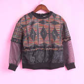 T系列146TT022女春秋花边套头落肩雪纺衫 徐08 上衣