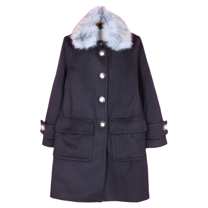 【徐10】[巧]包邮500OSL009库存女秋冬季长袖翻领长毛呢大衣外套