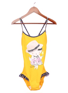 [徐]【2.10每日特价】包邮120ALF005库存女夏连体无钢圈胸垫泳衣