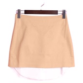 秒杀 徐07 香蕉系列124XJBB020品牌清仓女夏假两件叠搭棉质半裙