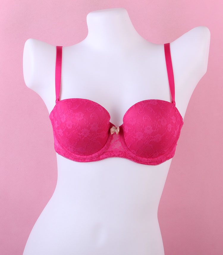 50al963女性感印花舒适透气聚拢收副乳美背内衣淘宝特惠