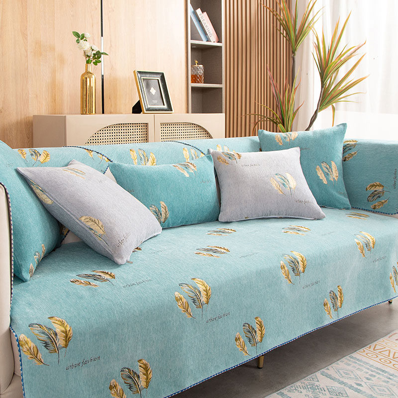 北欧简约沙发垫防滑皮沙发套罩雪尼尔高档坐垫靠背巾盖布四季通用,居家布艺,沙发垫,淘宝优惠券,粉丝福利购,淘宝优惠卷