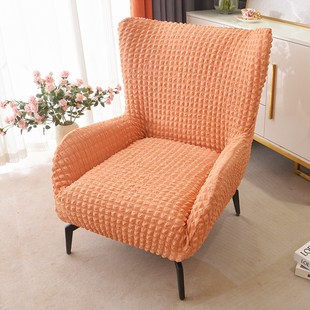 单人老虎凳弹力全包沙发套罩万能保护罩盖布防猫抓异形小沙发椅套