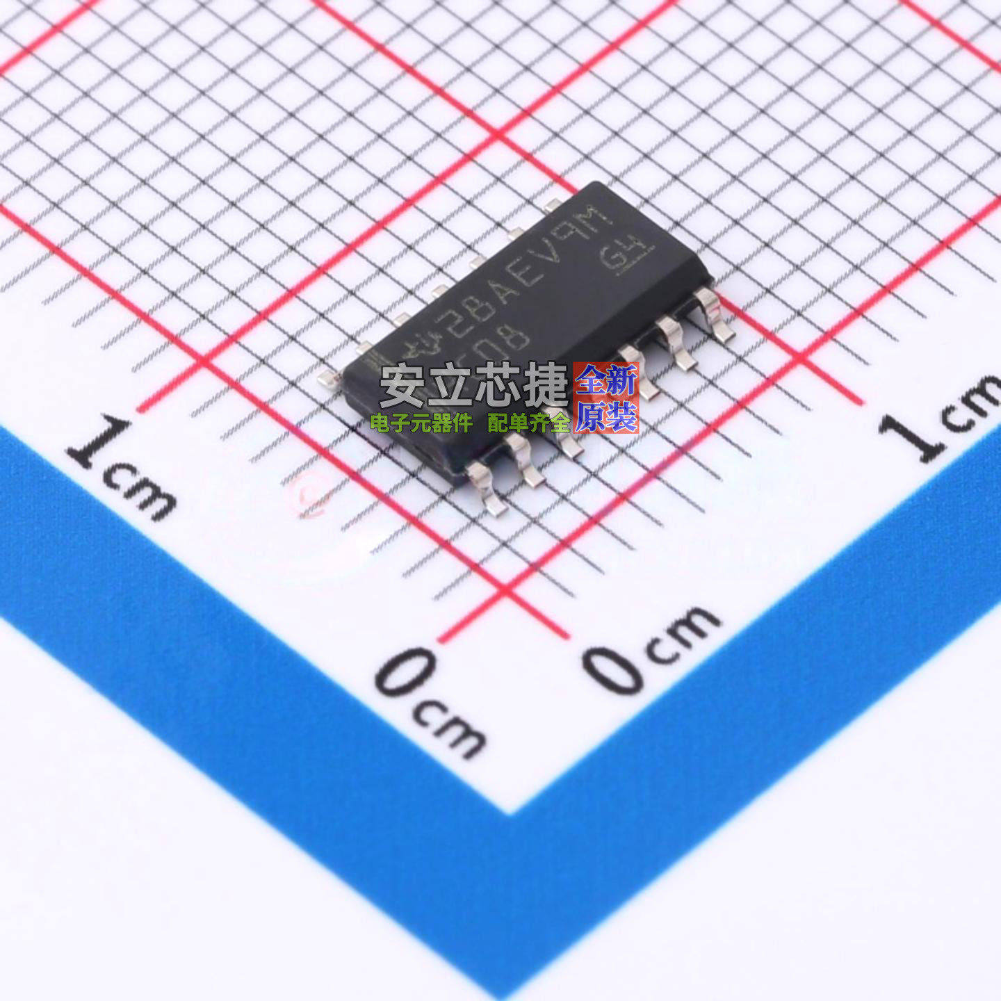 逻辑门 SN74HC08D SOIC-14 TI/德州 电子元器件配单全新原装