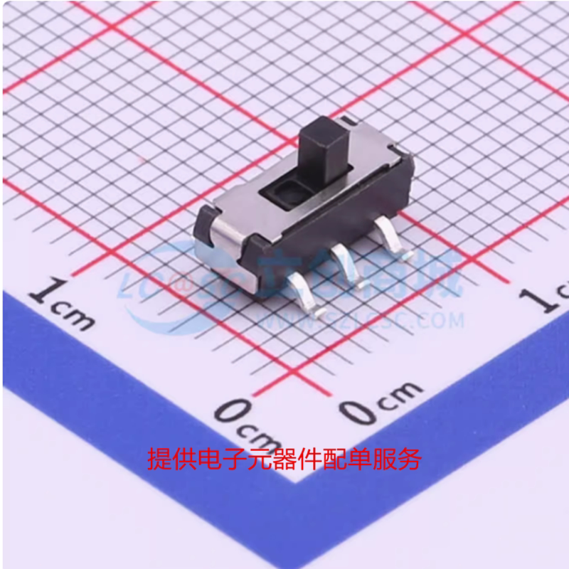 拨动开关大六立贴立式两档玩具双刀双掷滑动 MST22D18G2 125 全新