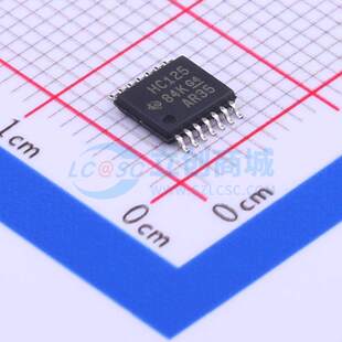 SN74HC125PWR TSSOP-14 缓冲器/驱动器/收发器 TI(德州仪器)全新