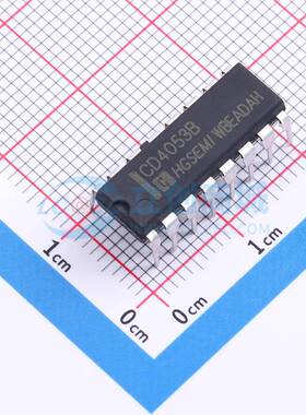 CD4053BE DIP-16 模拟开关/多路复用器 具有逻辑电平转换功能的 C