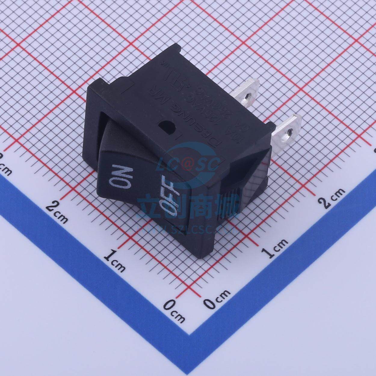 翘板开关 MR-2-110-C2N-BB 插件 D-SWITCH(德崧)