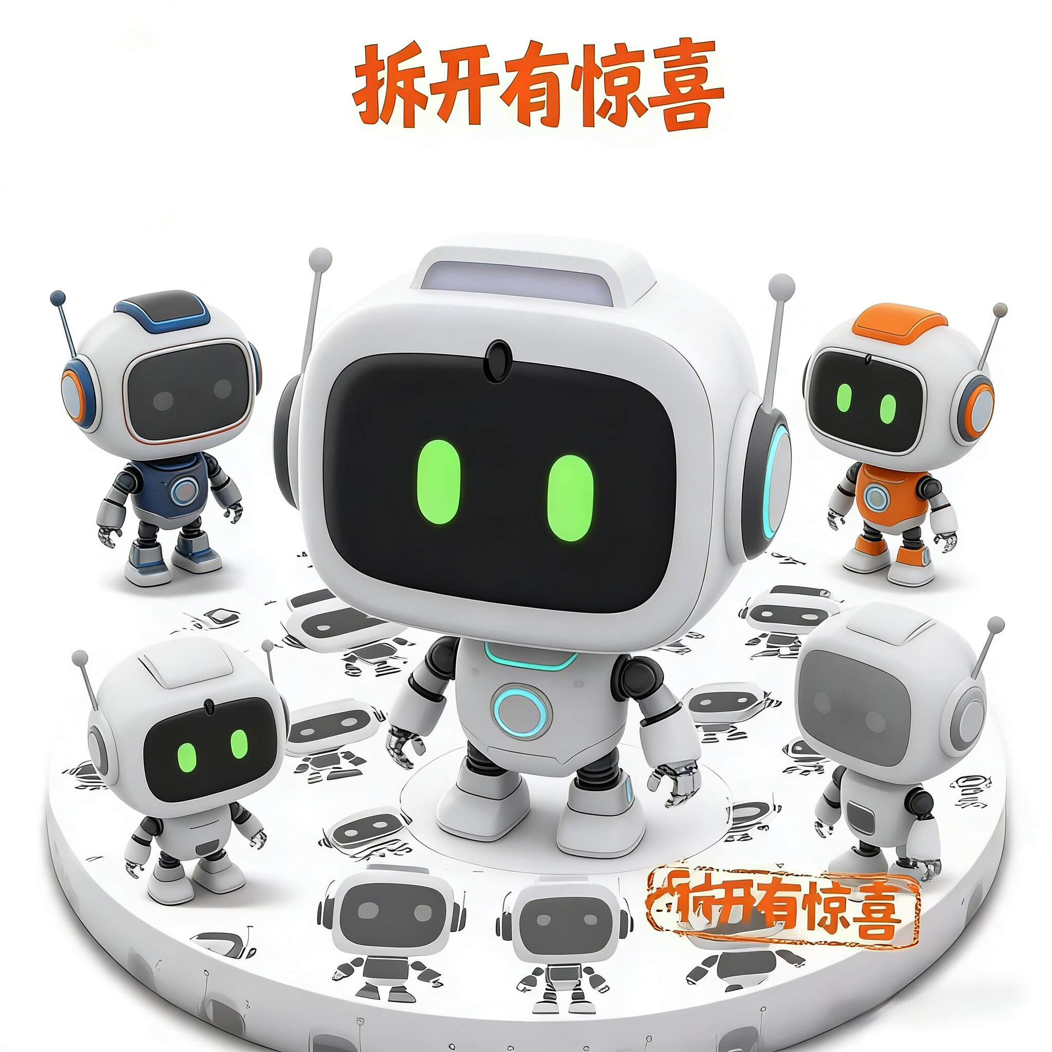 网红盲盒抽奖｜数码电子产品智能耳机手环手表口袋机器人潮玩礼品图片
