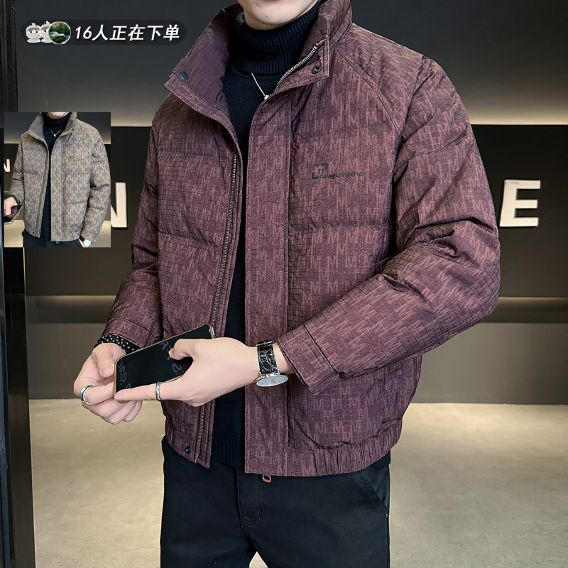 潮流高级感加厚保暖短款立领外套