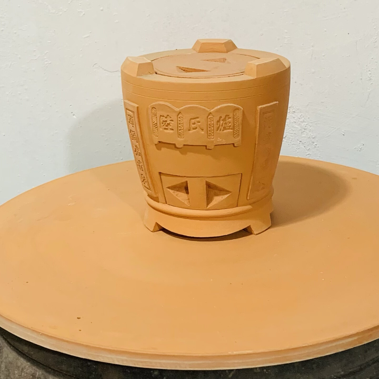 定制潮州红泥炉 手工制作陆氏炉 取暖火碳炉  砂铫壶烧炭工夫茶炉