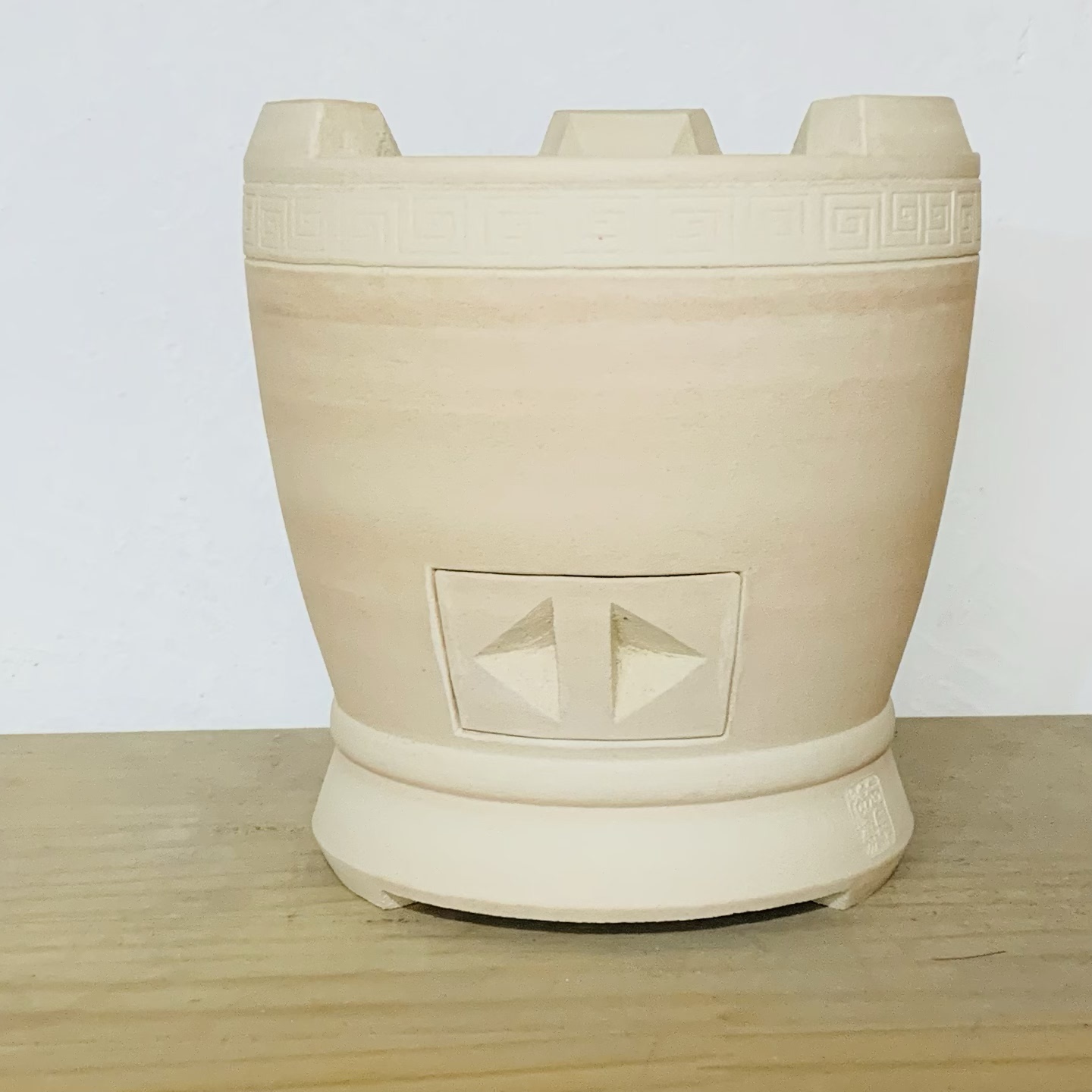 定制高白泥炭炉纯手工陶炉炭炉煮茶炉潮汕泥炉大小壶可用耐火炭炉