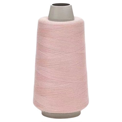 水粉色缝纫细线家用402涤纶老式缝纫机线手工粉色缝衣平车线大卷