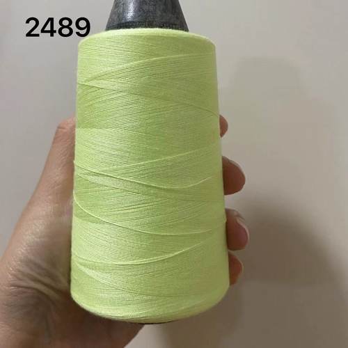 浅黄绿缝纫细线家用402涤纶老式缝纫机手工缝衣平车线大卷