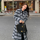 大货已出，已卖开加棉高级感格子毛呢外套9879详情P185控278，女装毛呢外套，艾青服饰