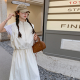 夏季新款现货工装无袖半裙两件套套装1532619P145K218，女装套装/套裙，艾青服饰