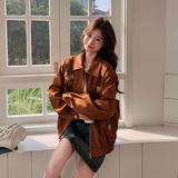 春季新款现货羊皮绒重工钉钻老钱风外套1532601P160K228，女装短外套，艾青服饰