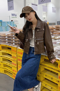 现货 主推机车皮衣短款290 531p125k178超酷图片