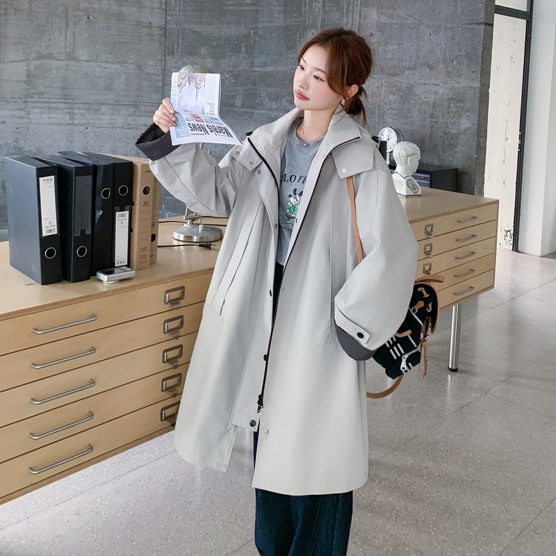 】现货2026春新款经典英伦气质女6602P195控288，女装风衣，艾青服饰