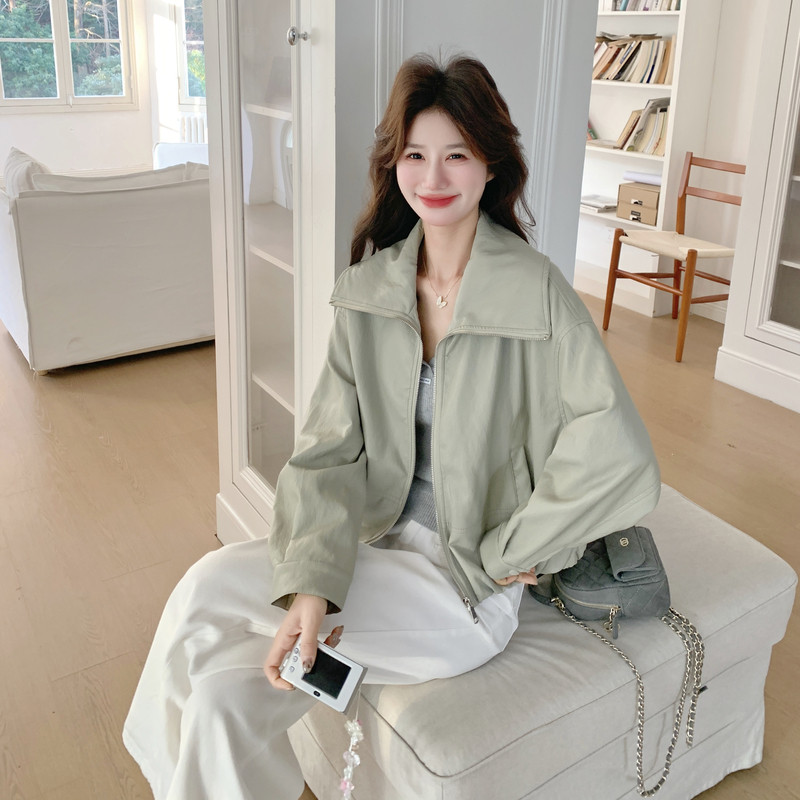 2026新款现货韩版皮衣外套1535203P145K238,女装皮衣,艾青服饰