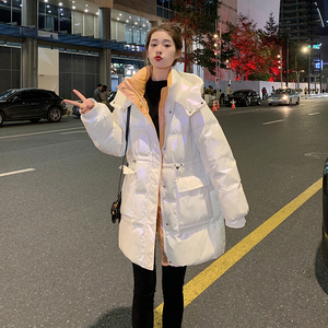 现货 不挑人穿中长款连帽羽绒服  8252 P265控398图片