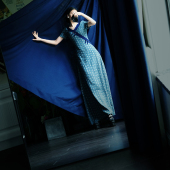 回馈五折 此岸歌声 天上星河转 青花盛夏长旗袍 售完即止 汉服款