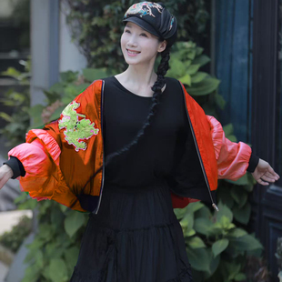 此岸歌声*原创设计店-拼色盘金龙外套  锦官城（很小量）