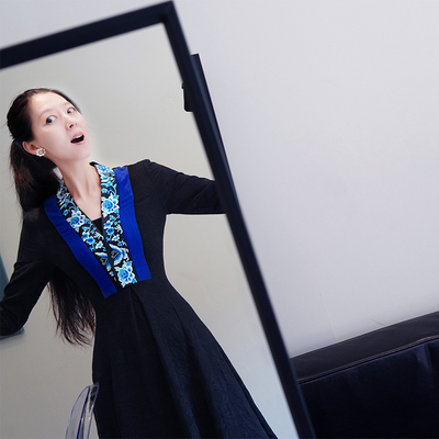 原创设计汉服款连衣裙