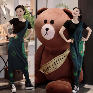 此岸歌声*原创设计店-春秋款单肩绣花裤湘云遇见卡夫卡（微量）