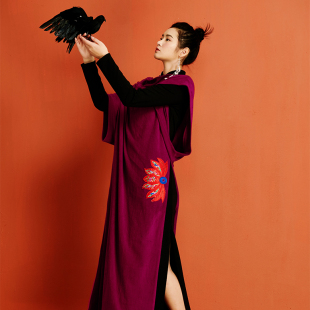 两穿披肩斗篷 品质极高 浮缄默梅影 原创设计店 此岸歌声