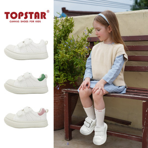 ts儿童小白鞋TOPSTAR透气春季
