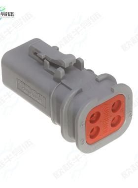 ATP06-4S-OMGRY[连接器4 POSITION PLUG, SOCKET, OVERMOL]