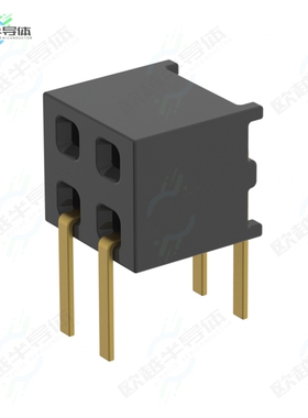 MMS-102-01-H-DH[连接器CONN RCPT 4P 0.079 GOLD PCB R/A]