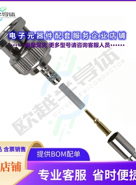 112132[连接器CONN BNC PLUG STR 50 OHM CRIMP]
