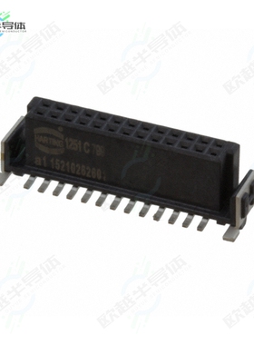 15210262601000[连接器CONN RCPT 26POS 0.05 GOLD SMD]