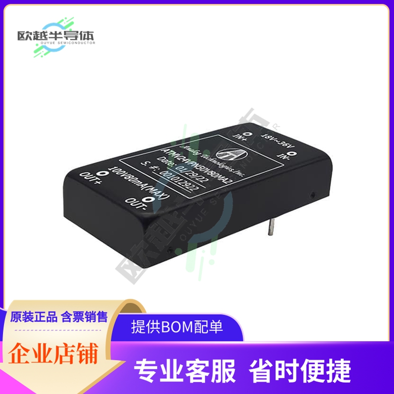 ATMV24VPN50V80MA2【Mini Isolated 4W DC-DC Converter】